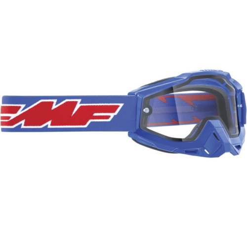 FMF Racing - FMF Racing PowerBomb Enduro Rocket Goggles - F-50038-00002 - Rocket Blue / Clear Lens - OSFM