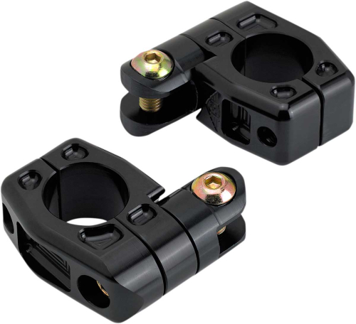 Joker Machine - Joker Machine Highway Peg Mounts with 1-1/8in. Offset - Black Anodized - 08-643-1B