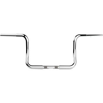 LA Choppers - LA Choppers 1-1/4 in. Twin Round Handlebars - Chrome - LA-7325-10C