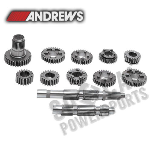 Andrews - Andrews 5-Speed Gear Set - Stock Ratio (3.24:1 First Ratio) - 299900