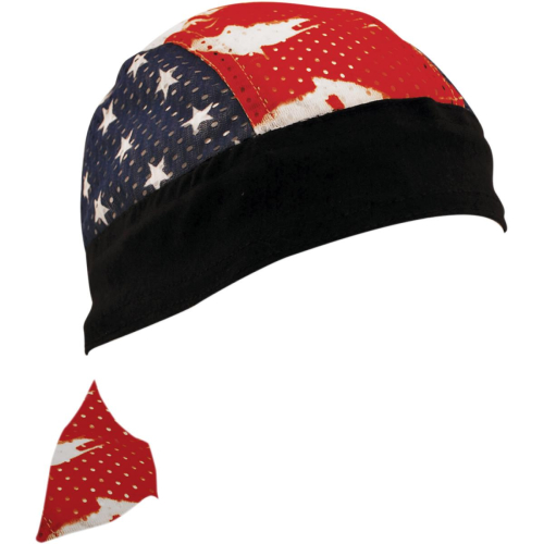 Zan Headgear - Zan Headgear Vented Sport Flydanna - ZVS103 - Sport Patriot - OSFM