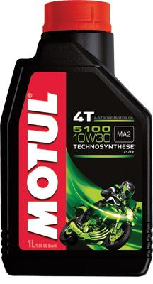 Motul - Motul 5100 4T Synthetic Ester Blend Motor Oil - 10W30 - 1lt. - 101398/104062