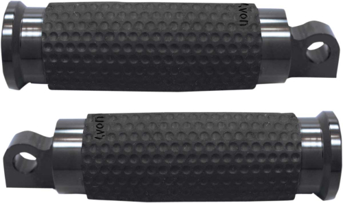 Avon Grips - Avon Grips Air Gel Footpegs - Black Anodized - FP-GEL-70-ANO