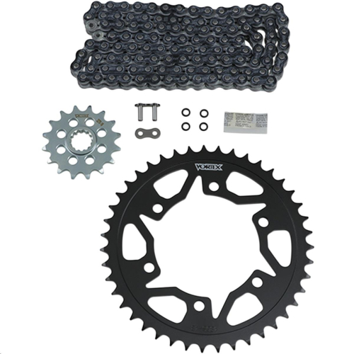 Vortex - Vortex WSS Warranty Chain and Sprocket Kit - Black - CK6402