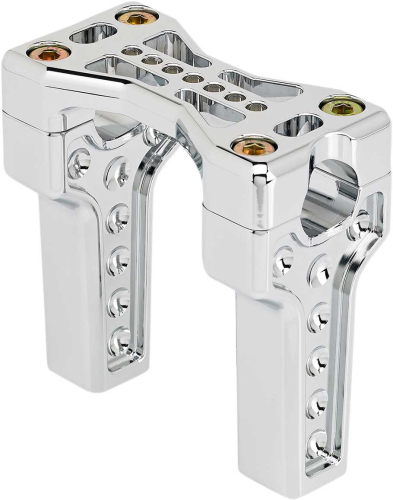 Joker Machine - Joker Machine Bridge Handlebar Riser Kit - 4in. Rise/Straight - Chrome - 03-864-1C