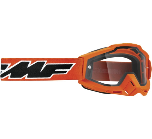 FMF Racing - FMF Racing PowerBomb Enduro Rocket Goggles - F-50038-00003 - Rocket Orange / Clear Lens - OSFM