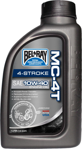 Bel-Ray - Bel-Ray MC-4T Mineral Oil - 20W50 - 1L. - 99405-BTL1LA
