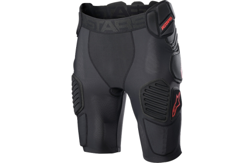 Alpinestars - Alpinestars Bionic Pro Protection Shorts - 6507523-13-M - Black/Red - Medium