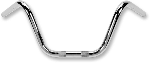 Flanders - Flanders 1in. FX Style Buckhorn Custom Bend Handlebar - Knurled and Dimpled - Chrome - 650-08625