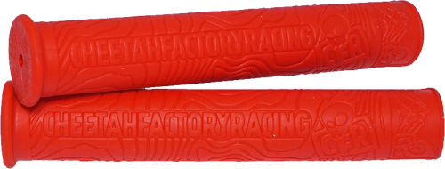 Cheetah Factory Racing - Cheetah Factory Racing Signature Grips - Red - CFR-CD203