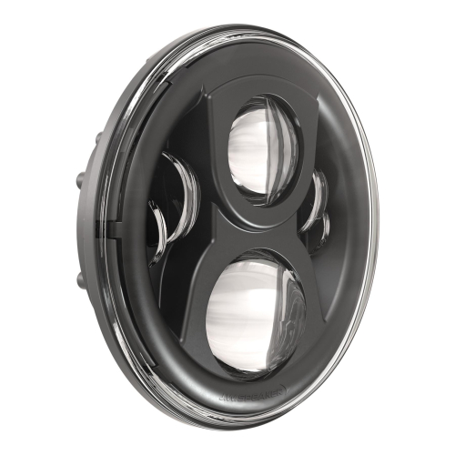 J&M - J&M 7in. EV-2 LED Headlight - Black - 0554941