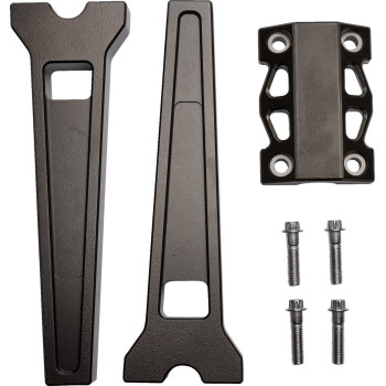LA Choppers - LA Choppers 1in. Straight Riser Kit - 10in. - Bronze - LA-7470-10Z