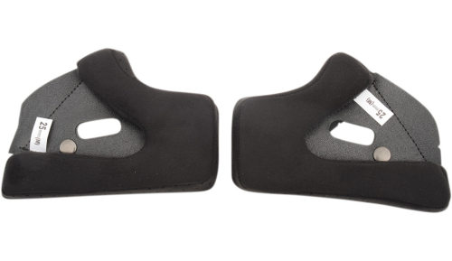 Biltwell Inc. - Biltwell Inc. Cheek Pads for Gringo/Gringo S Helmets - 38mm - CP-GRG-BLK-38