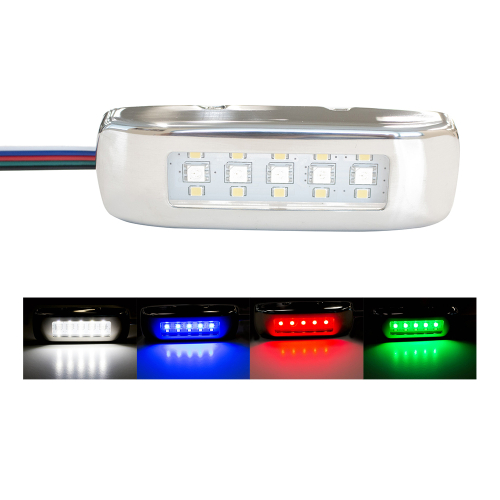 Innovative Lighting - Innovative Lighting RGBW Tri-Lite w/Stainless Steel Bezel