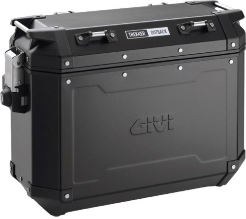 GIVI - GIVI Outback Series 37L Aluminum Side Case - Left - Black - OBKN37BLA