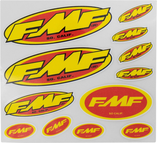 FMF Racing - FMF Racing Misc Sticker/Sheet - FMF Jersey Tranfers - 014804