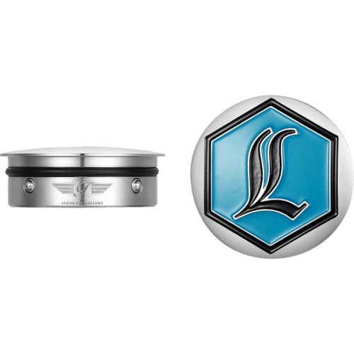 Figurati Designs - Figurati Designs Swing Arm Covers - Mirror Polished with Legends Suspensions Logo - FD02-LGD-SS