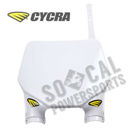 Cycra - Cycra Stadium Number Plate - White - 1205-42