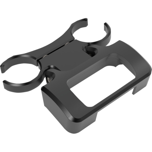 LA Choppers - LA Choppers T-Bar Gauge Relocation Kit - 1-1/4in. - Black - LA-7398-10B
