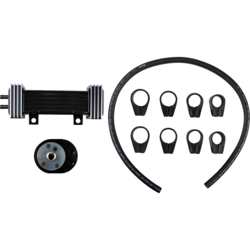 Jagg - Jagg Vertical Frame-Mount Oil Cooler Kit - Deluxe 6R - 750-1000-0323