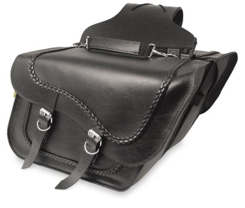 Willie & Max - Willie & Max Fleetside Braided Slant Saddlebag - SB709
