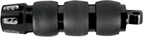 Avon Grips - Avon Grips Gatlin Velvet Air Male-Mount Footpegs - Black Anodized - FP-AIR-96-AN-GA