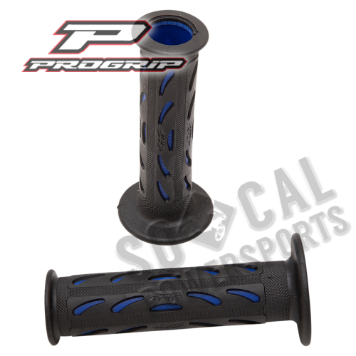 Pro Grip - Pro Grip 724 Dual Density Road Grips - Black/Blue - 724BLBK
