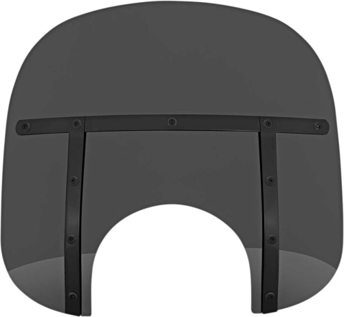 Memphis Shades - Memphis Shades Memphis Fats Windshield (9in. Cutout) - 13in. - Night Shades Dark Black Smoke - MEB35110