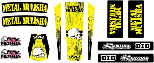 Factory Effex - Factory Effex Universal Trim Kit - Metal Mulisha Suzuki - 23-50460