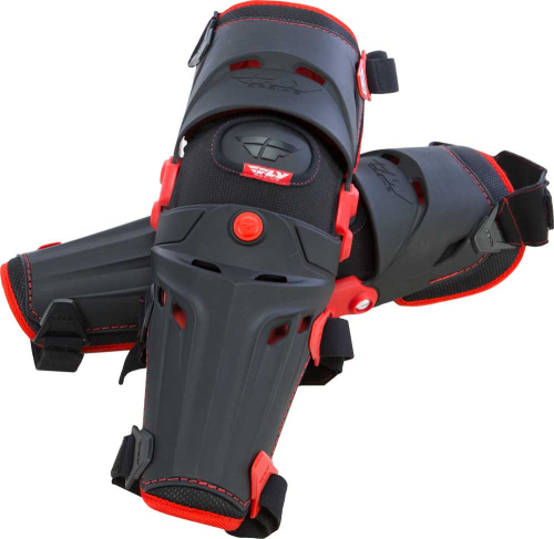 Fly Racing - Fly Racing 5 Pivot Knee Guard - 28-3100 - Black - OSFM