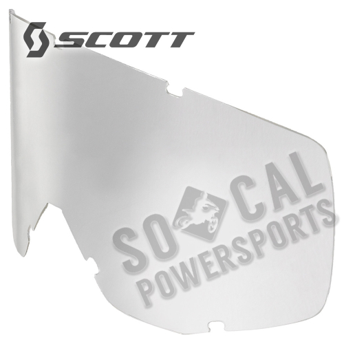 Scott USA - Scott USA Single Anti-Fog Works Lens for Scott Goggles - Clear - 206710-041