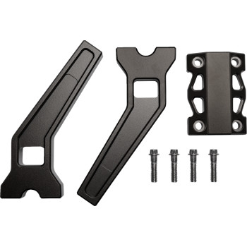 LA Choppers - LA Choppers 1in. Pullback Riser Kit - 8in. - Raw Aluminum - LA-7471-08Z