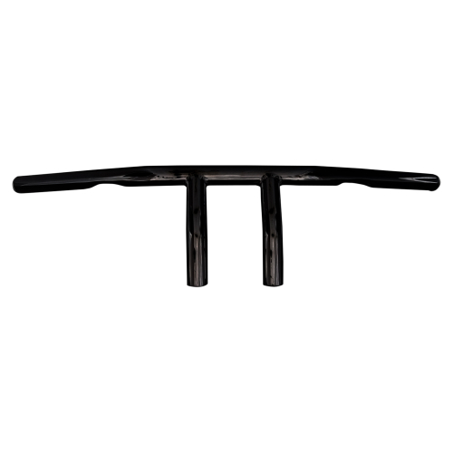 Emgo - Emgo 1in. Drag Bar w/ Risers - 4in. - Gloss Black - 07-93420B