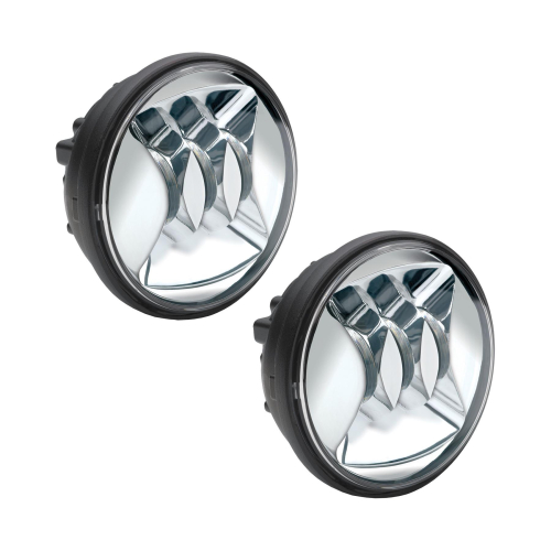 J&M - J&M 4.5in. Fog Lamp - Dual - Chrome - 0551593