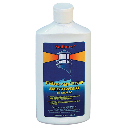 Sudbury - Sudbury One Step Fiberglass Restorer &amp; Wax - 16oz Liquid