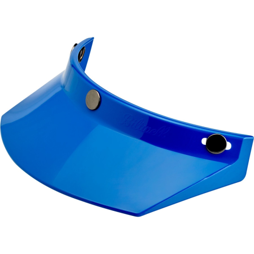 Biltwell Inc. - Biltwell Inc. 3-Snap Moto Helmet Visor - Blue - 2002-564