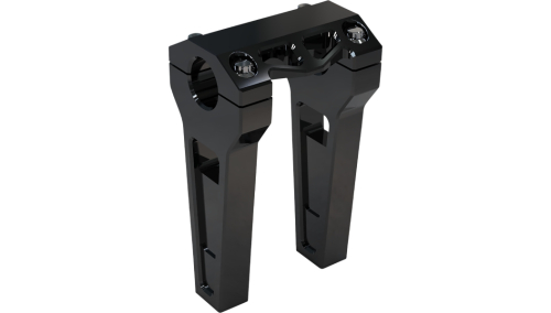 LA Choppers - LA Choppers 1.25in. Straight Riser Kit - 6in. - Black Anodized - LA-7480-06B