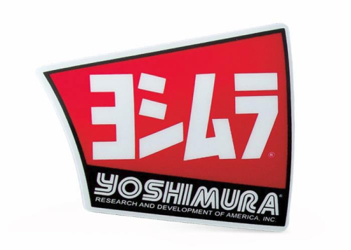 Yoshimura - Yoshimura End Cap Sticker for RS-9 - Left-Hand - RS9-NB001L