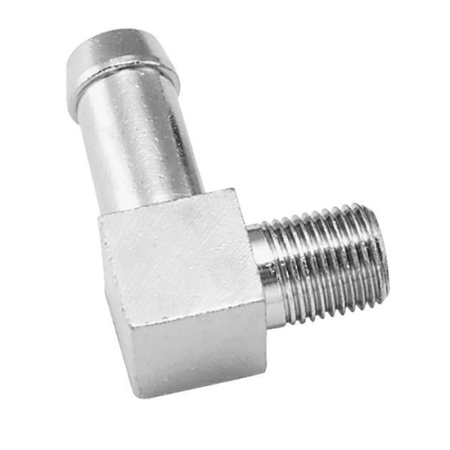 Bikers Choice - Bikers Choice Oil Line Fittings - 90deg 1/8-27 NPT x 3/8 - 492699