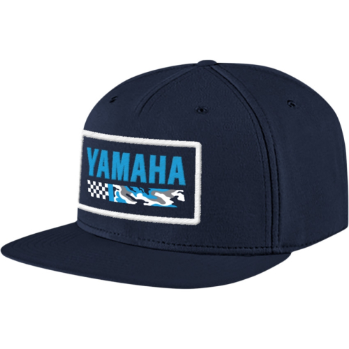 Yamaha Collection - Yamaha Collection Yamaha Racing Flatbill Hat - NP21A-H3239 - Camo/Blue - OSFM