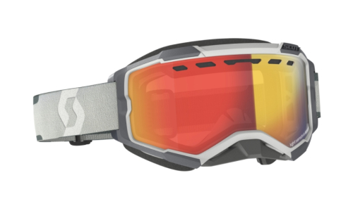 Scott USA - Scott USA Fury Snow Cross Light Sensitive Google - 278604-0011341 - Gray/Light Sensitive Red Chrome - OSFM