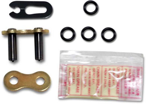 D.I.D - D.I.D Rivet Connecting Link for 520VX3 Pro Street X-Ring V Series Chain - Gold - ZJ520VX3G