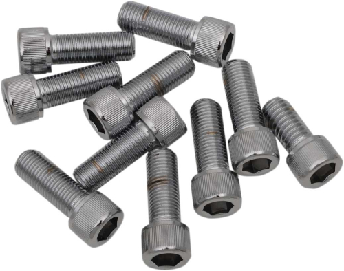 Drag Specialties - Drag Specialties Fine-Thread Socket-Head Bolts - 3/8in.-24 x 3/4in. - MPB249