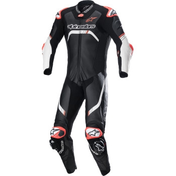 Alpinestars - Alpinestars GP Tech V4 Leather Suit - 3156822-12-48 - Black/White - 48