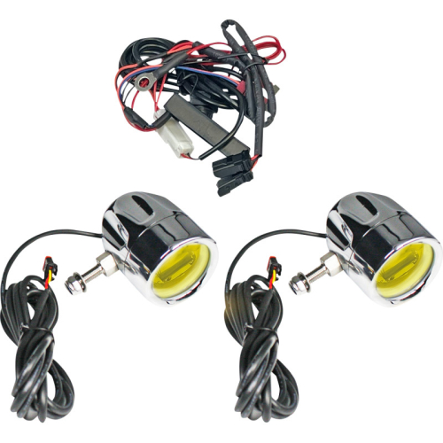 Custom Dynamics - Custom Dynamics Probeam LED Halo Fog Lights - Chrome - PB-FOG-UNV-YC