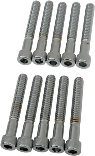 Drag Specialties - Drag Specialties Coarse-Thread Socket-Head Bolts - 1/4in.-20 x 1 3/4in. - MPB184