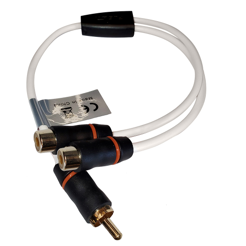 FUSION - FUSION Standard RCA Cable Splitter - 1 Male to 2 Female - 1&#39;