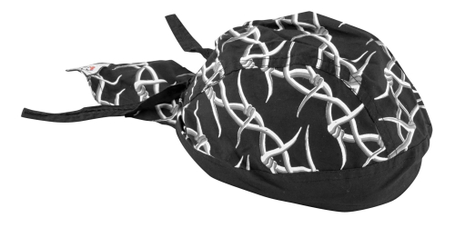 Zan Headgear - Zan Headgear Flydanna Headwrap - Z530 - Barbed Wire Gray - OSFM