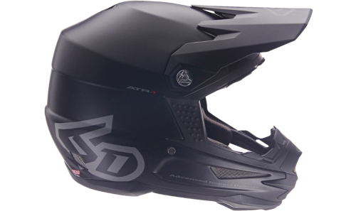 6D - 6D ATR-1 Solid Helmet - 10-3704 - Black Matte - X-Small