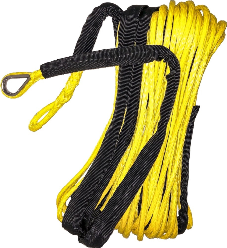 Open Trail - Open Trail Synthetic Winch Rope - Yellow - 50ft. x 1/4in. - 700-3150